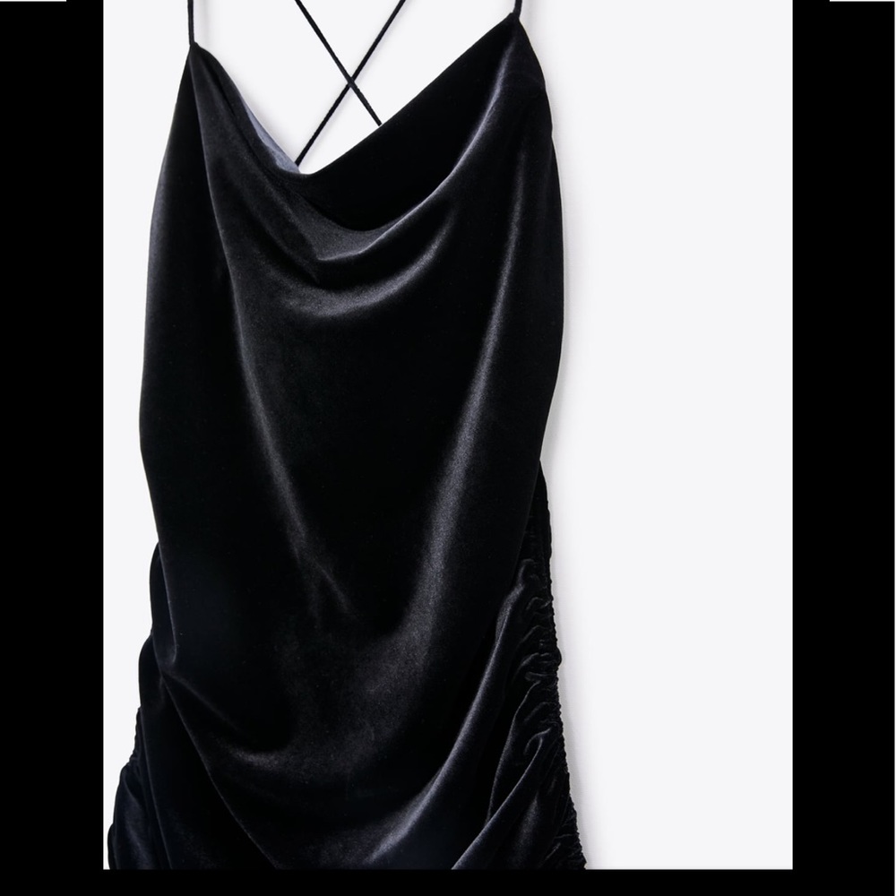 Zara Velvet Dress - Picture 2 of 2